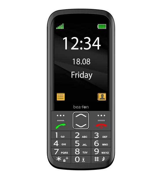 Beafon SL270 2G Smartphone 8,89 cm (3.5 Zoll) 3 MP Single SIM  (Schwarz, Silber) f&uuml;r 57,97 Euro