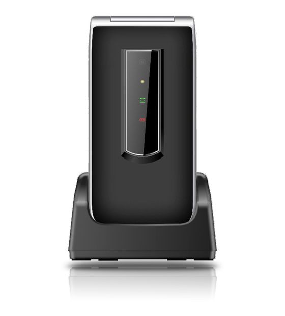 Beafon SL495 4G Smartphone 6,1 cm (2.4 Zoll 1,3 MP Single SIM  (Schwarz, Silber) f&uuml;r 59,49 Euro