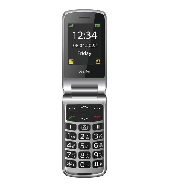 Beafon SL605 2G Smartphone 6,1 cm (2.4 Zoll 1,3 MP Single SIM  (Schwarz) f&uuml;r 49,95 Euro