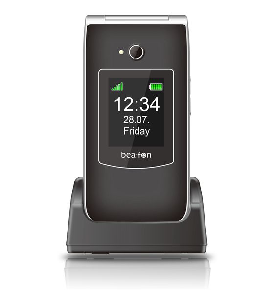 Beafon SL645 4G Smartphone 7,11 cm (2.8 Zoll) 1,3 MP Single SIM  (Schwarz, Silber) f&uuml;r 69,95 Euro