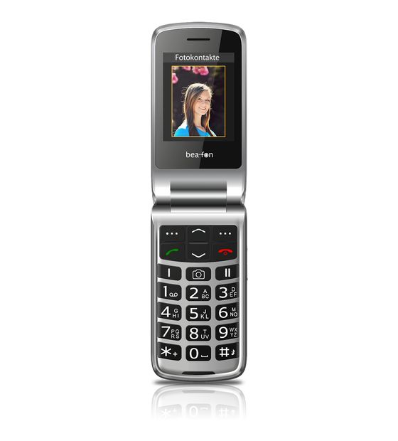 Beafon SL645 plus 4G Smartphone 7,11 cm (2.8 Zoll) 3 MP Single SIM  (Schwarz, Silber) f&uuml;r 79,95 Euro