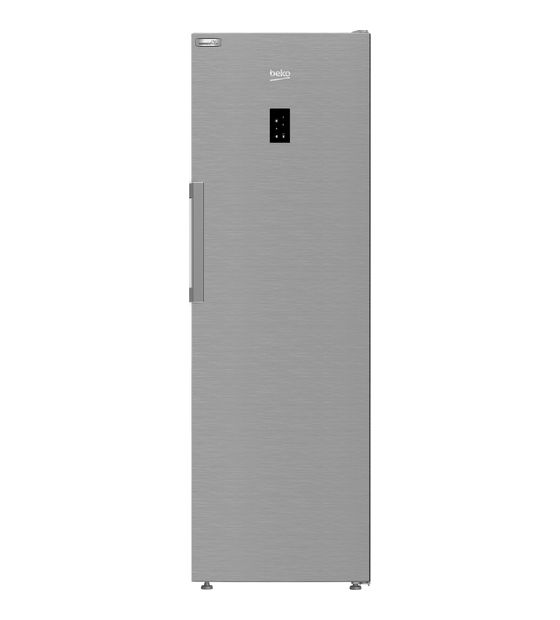 Beko B3RMLNE444HXB 365 l / 365 l Kühlschrank freistehend EEK: E 143 kWh Jahr NoFrost  (Edelstahl) f&uuml;r 612,00 Euro