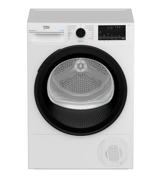 Beko B3TO82C9W Wärmepumpen Trockner Frontlader f&uuml;r 493,00 Euro