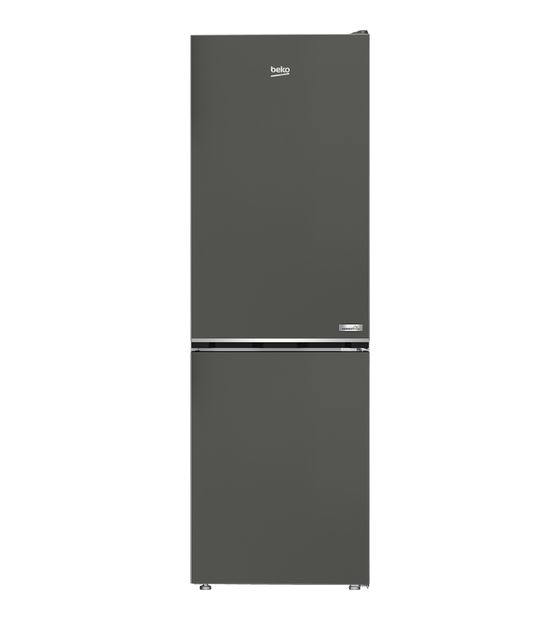 Beko B5RCNA366HG 210 l / 106 l Kühl-Gefrierkombi freistehend NoFrost 165 kWh Jahr  (Grau) f&uuml;r 531,00 Euro