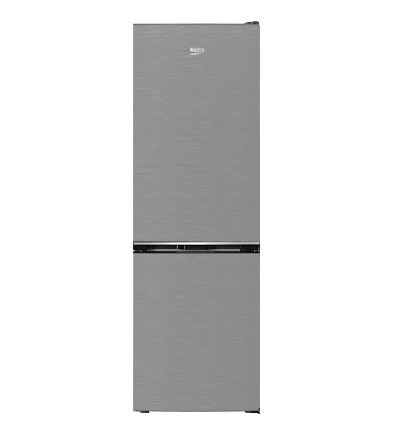 Beko B5RCNA376HXB 252 l / 118 l Kühl-Gefrierkombi freistehend NoFrost 207 kWh Jahr  (Silber) f&uuml;r 538,00 Euro
