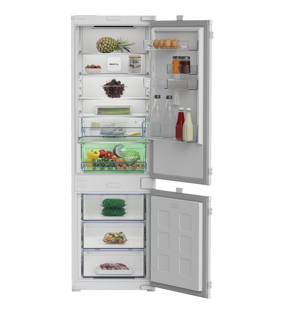 Beko B7BCNA296HS 194 l / 76 l Einbau Kühl-/Gefrierkombination 198 kWh NoFrost f&uuml;r 838,00 Euro