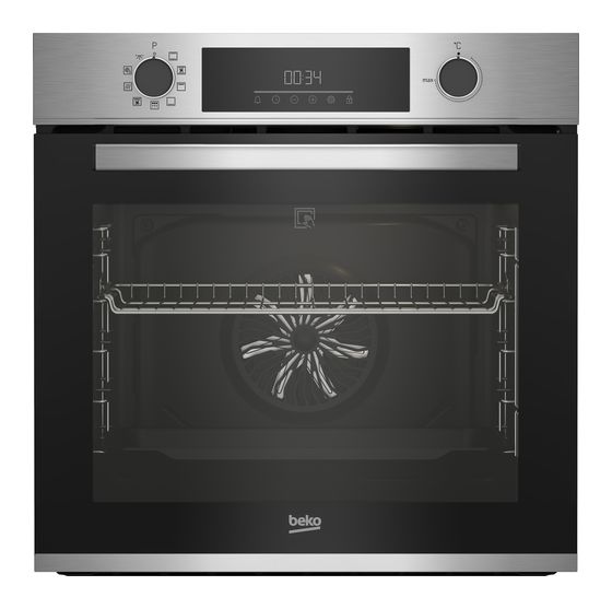Beko BBIE12300XFP Einbaubackofen groß Dampfgaren AutoClean f&uuml;r 448,00 Euro