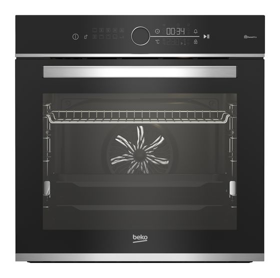 Beko BBIM13400XMPSEW Einbaubackofen groß Dampfgaren AutoClean f&uuml;r 588,00 Euro