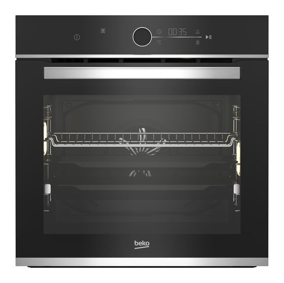 Beko BBIM13400XS Einbaubackofen groß Dampfgaren AutoClean f&uuml;r 455,00 Euro