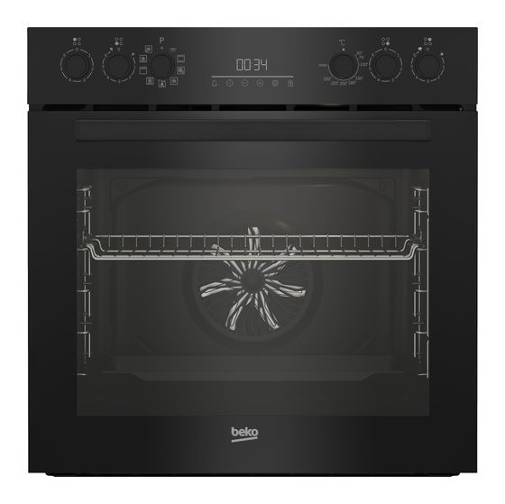 Beko BBUM17320B Herdset groß AutoClean SteamShine mit Glaskeramik Kochfeld f&uuml;r 538,00 Euro