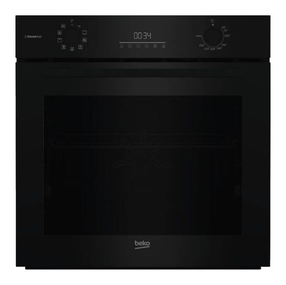 Beko BCBIS17300B Einbaubackofen groß Dampfgaren AutoClean f&uuml;r 402,00 Euro