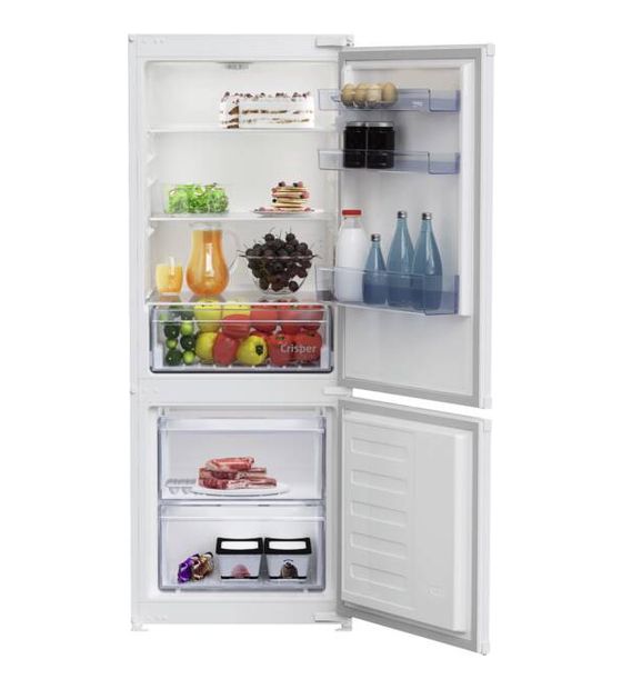 Beko BCSA240K4SN 156 l / 58 l Einbau Kühl-/Gefrierkombination 204 kWh NoFrost f&uuml;r 490,00 Euro
