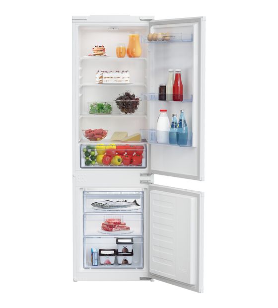 Beko BCSA285K4SN 193 l / 78 l Einbau Kühl-/Gefrierkombination 225 kWh f&uuml;r 492,00 Euro