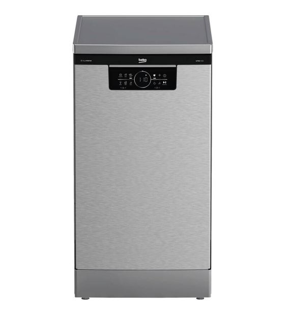 Beko BDFS26040XQ 45 cm Geschirrspüler freistehend Leise 10 Maßgedecke Restwärme f&uuml;r 529,00 Euro