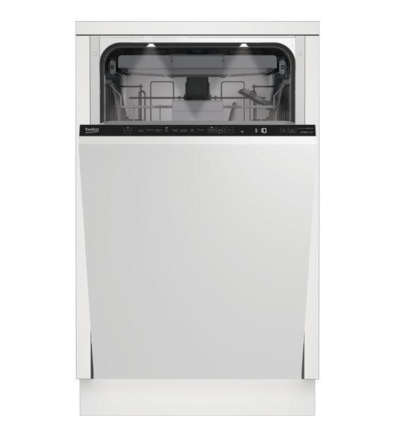 Beko BDIS38040Q 45 cm Geschirrspüler vollintegriert (ohne Front) Leise 10 Maßgedecke Restwärme f&uuml;r 488,00 Euro
