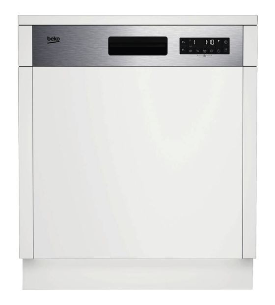 Beko BDSN25530X 60 cm Geschirrspüler integriert (ohne Front) Leise 15 Maßgedecke Restwärme f&uuml;r 359,00 Euro