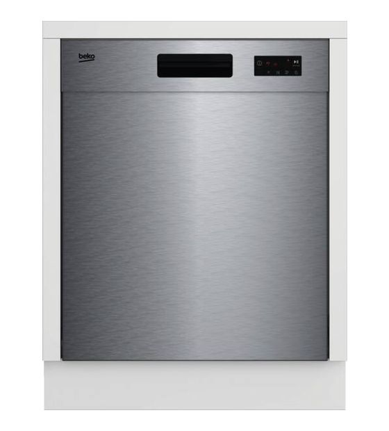 Beko BDUN15430X 60 cm Geschirrspüler integriert (ohne Front) Leise 14 Maßgedecke Restwärme f&uuml;r 369,00 Euro