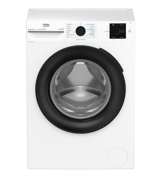 Beko BM3WFU3741X 7 kg Frontlader Waschmaschine 1400 U/min AutoClean f&uuml;r 383,00 Euro