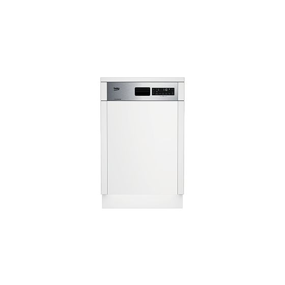 Beko DSS28021X 45 cm Geschirrspüler vollintegriert (ohne Front) Leise 11 Maßgedecke Restwärme f&uuml;r 435,00 Euro