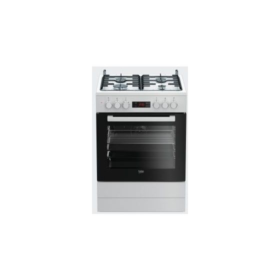 Beko FSM62320DWS Freistehender Herd Elektro groß mit Gaskochfeld Kochfeld f&uuml;r 509,00 Euro