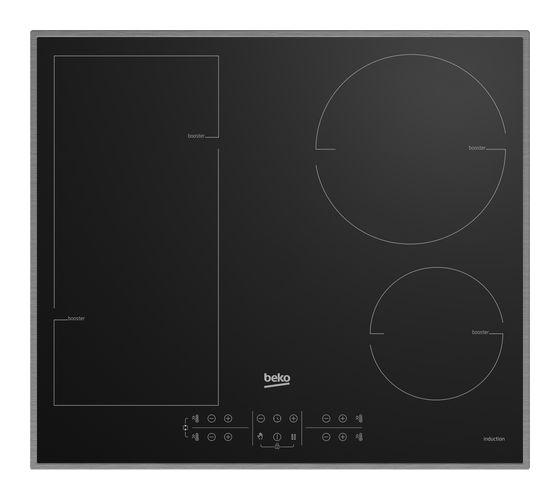 Beko HII64200FMTX autarkes 58 cm Induktions Kochfeld/Herdplatte 4 Zone(n) f&uuml;r 319,00 Euro