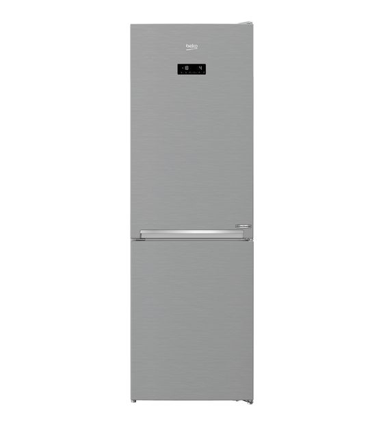 Beko RCNA366E60XBN 215 l / 109 l Kühl-Gefrierkombi freistehend NoFrost 166 kWh Jahr  (Metallisch) f&uuml;r 948,00 Euro