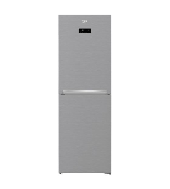 Beko RCNA386E40ZXBN 215 l / 143 l Kühl-Gefrierkombi freistehend NoFrost 263 kWh Jahr  (Edelstahl) f&uuml;r 719,00 Euro