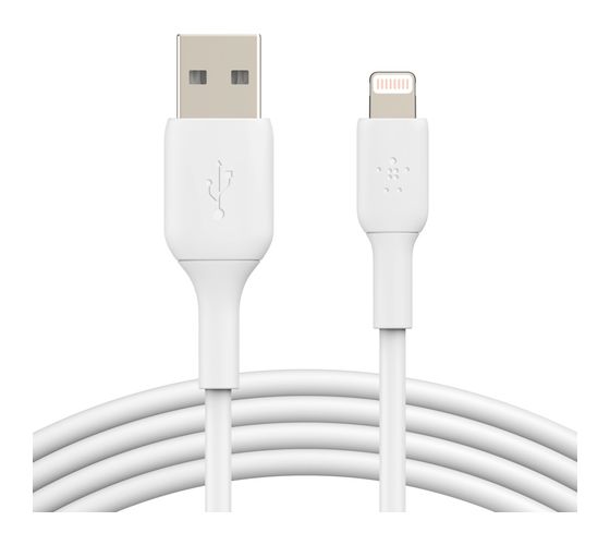 Belkin BoostCharge Stecker Lightning auf USB A 1 m  (Weiß) f&uuml;r 14,99 Euro