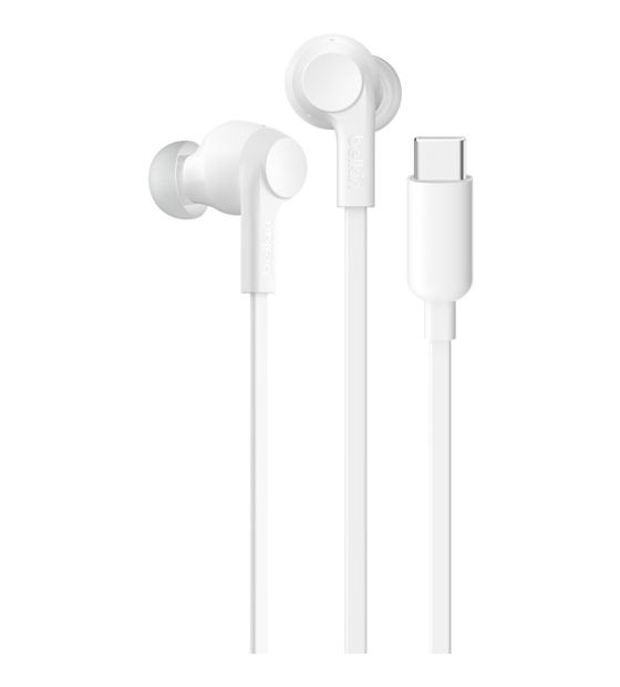 Belkin SoundForm ANC In-Ear Kopfhörer Kabelgebunden IPX5 USB Typ-C  (Weiß) f&uuml;r 26,99 Euro