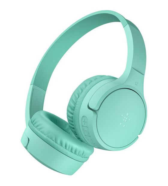 Belkin SoundForm Mini Bluetooth Kopfhörer kabelgebunden&kabellos 30 h Laufzeit  (Mintfarbe) f&uuml;r 22,99 Euro