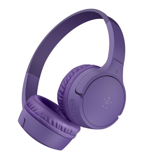 Belkin SoundForm Mini Bluetooth Kopfhörer kabelgebunden&kabellos 30 h Laufzeit  (Violett) f&uuml;r 28,99 Euro