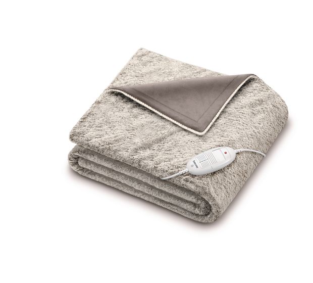 Beurer HD75 Cosy Nordic Heizdecke 100 W  (Graubraun) f&uuml;r 74,99 Euro