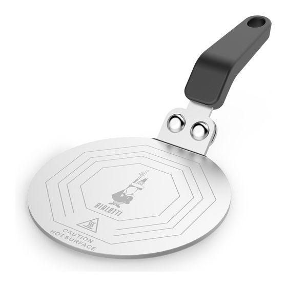 Bialetti Induktionskochteller   (Schwarz, Edelstahl) f&uuml;r 17,99 Euro