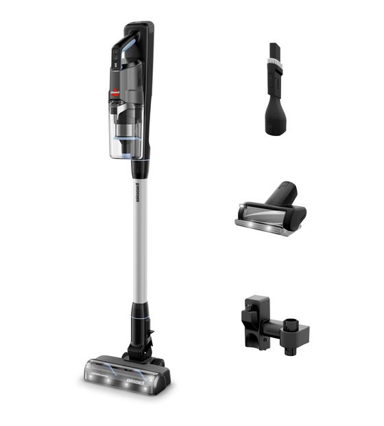 Bissell 4092N PowerClean Furfinder Pro Handstaubsauger Beutellos bis 40 min Laufzeit 25,2 V HEPA  (Schwarz, Silber) f&uuml;r 213,99 Euro