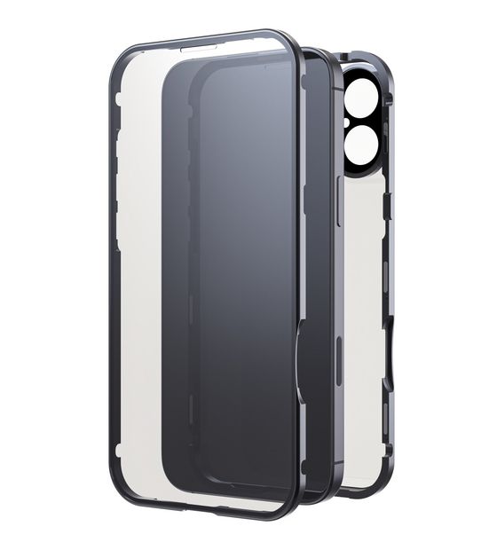 BlackRock 360° Glass Cover für Apple iPhone 16 Plus  (Schwarz) f&uuml;r 25,49 Euro