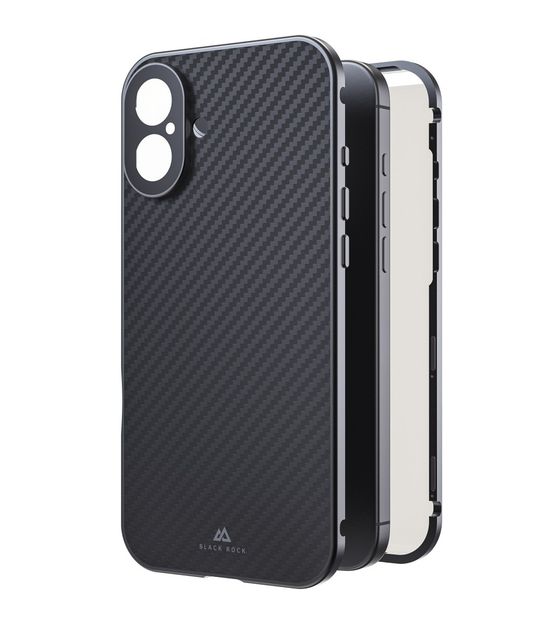 BlackRock 360° Glass Cover für Apple iPhone 16 Plus  (Schwarz) f&uuml;r 29,49 Euro