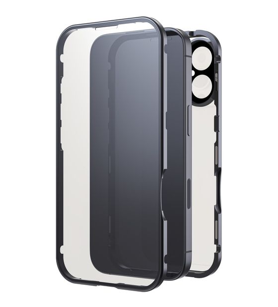 BlackRock 360 Grad Glass Cover für iPhone 16  (Schwarz) f&uuml;r 24,49 Euro