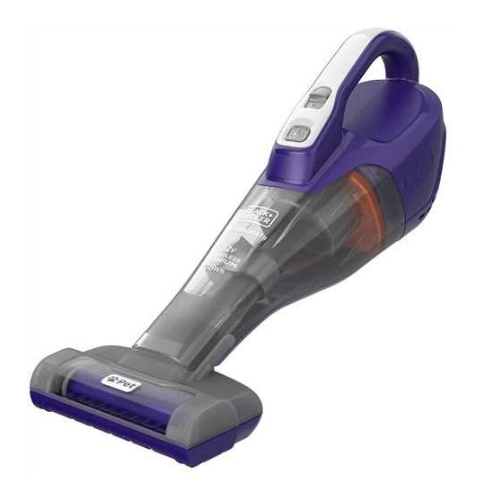 Black & Decker DVB315JP Dustbuster Handstaubsauger Beutellos bis 10 min Laufzeit 12 V  (Violett) f&uuml;r 77,99 Euro