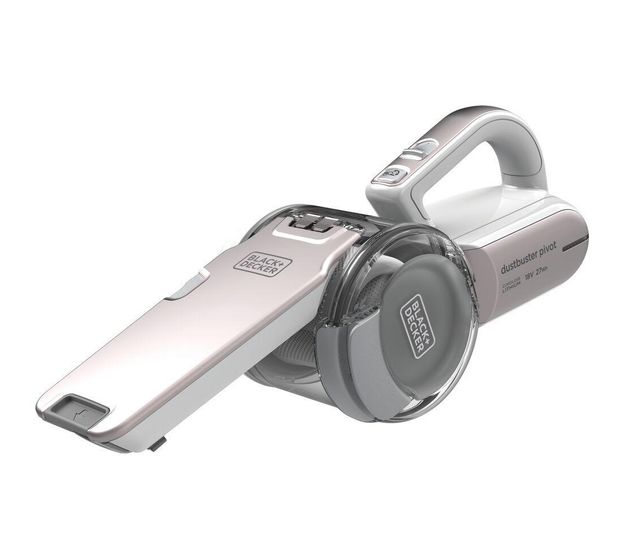Black & Decker PV1820L Pivot 18V Handstaubsauger Beutellos bis 10 min Laufzeit 18 V  (Chrom, Titan) f&uuml;r 86,49 Euro