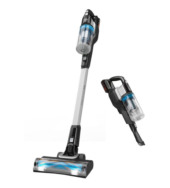 Black & Decker BHFEB520D1 Handstaubsauger Beutellos bis 55 min Laufzeit 20 V (Schwarz, Transparent, Weiß) f&uuml;r 224,99 Euro