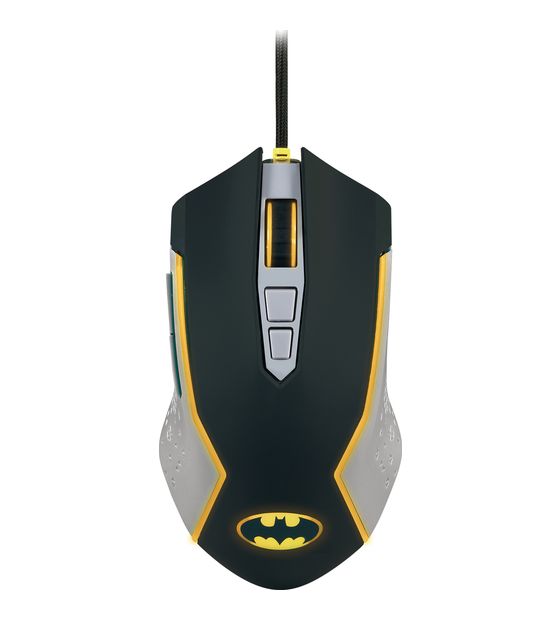 BLADE DC Batman 8000 DPI Gaming Maus  (Schwarz, Grau, Gelb) f&uuml;r 20,99 Euro