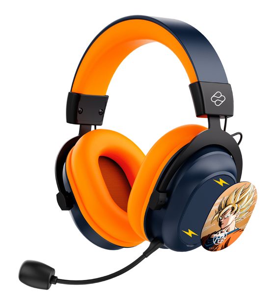 BLADE Wireless Gaming Headset Dragon Ball Z Over Ear Bluetooth Kopfhörer kabelgebunden&kabellos USB Typ-C (Schwarz, Grau, Orange) f&uuml;r 51,99 Euro