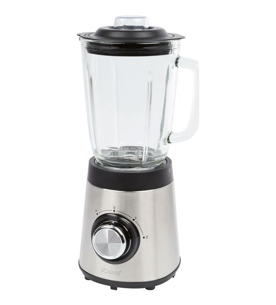Bomann UM6084CB 1,5 l Standmixer 3 Geschwindigkeiten 700 W (Edelstahl, Transparent) f&uuml;r 39,49 Euro