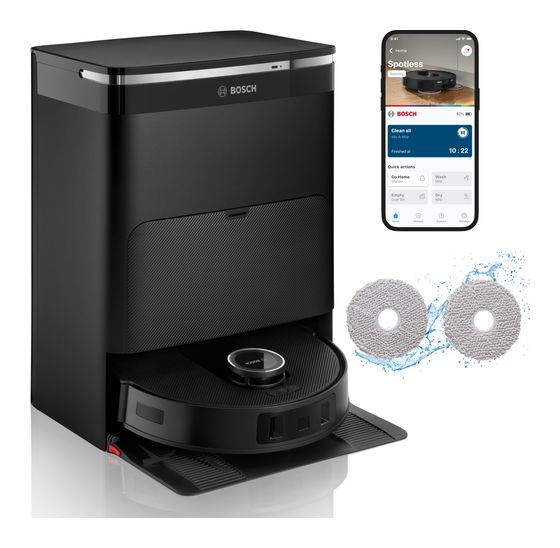 Bosch BCRDW3BAB Spotless Max Saugroboter nass/trocken 160 min Akku 11000 Pascal Leistung  (Schwarz) f&uuml;r 765,00 Euro