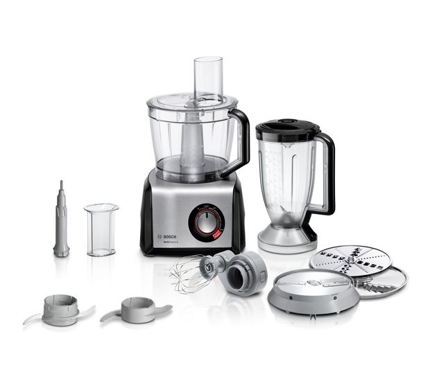 Bosch MC812M814 MultiTalent 8 1250 W Küchenmaschine 3,9 l (Schwarz, Edelstahl, Transparent) f&uuml;r 153,99 Euro