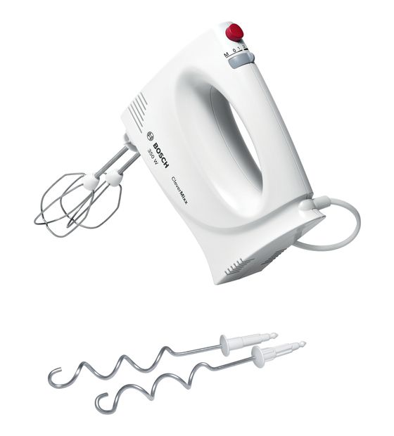 Bosch MFQ3030 CleverMixx Handmixer 350 W 4 Stufen  (Weiß) f&uuml;r 28,99 Euro