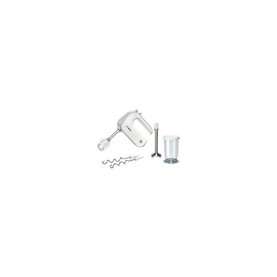 Bosch MFQ4070 Styline Handmixer 500 W 5 Stufen  (Silber, Weiß) f&uuml;r 49,99 Euro