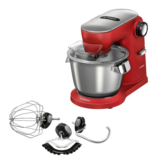 Bosch MUM9A66R00 OptiMUM Küchenmaschine 5,5 l  (Rot, Silber) f&uuml;r 471,00 Euro