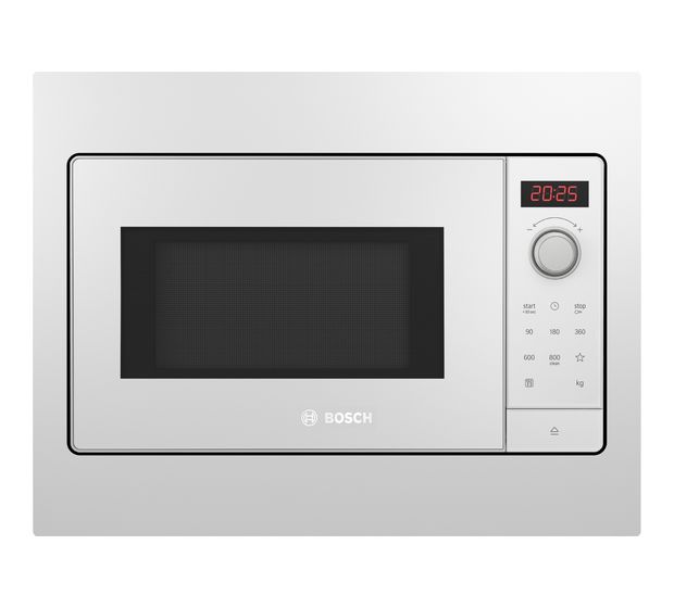 Bosch Serie 2 BFL523MW3 Einbau-Mikrowelle 800 W Größe: klein 5 Stufen (Weiß) f&uuml;r 273,99 Euro