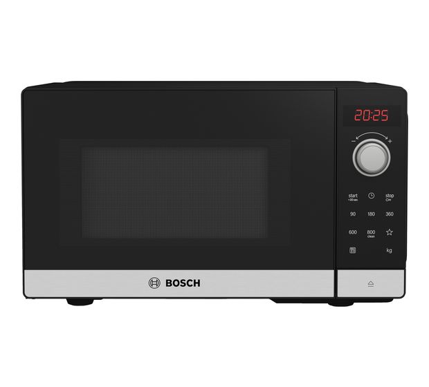 Bosch Serie 2 FFL023MS2 Freistehende Mikrowelle 800 W Größe: klein  (Schwarz, Edelstahl) f&uuml;r 155,99 Euro